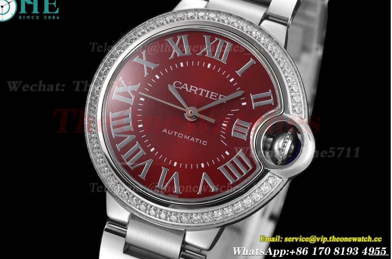 NH05 SS 33mm Dial GDF Bleu Ballon SS Red De Cartier 1207